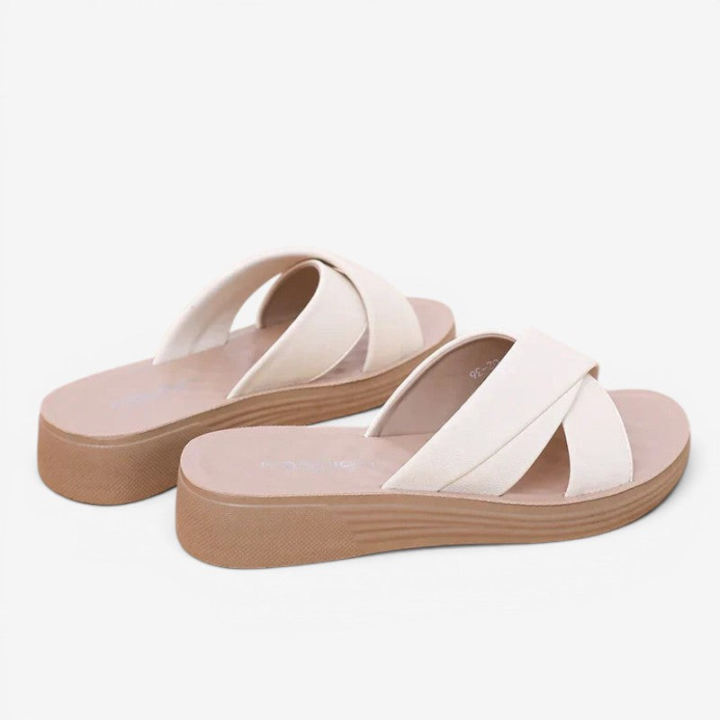 Cross Strap Slippers for Women