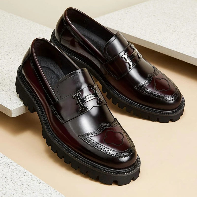 Ethan – Round Toe Shoes with Anti Slip Grip Design