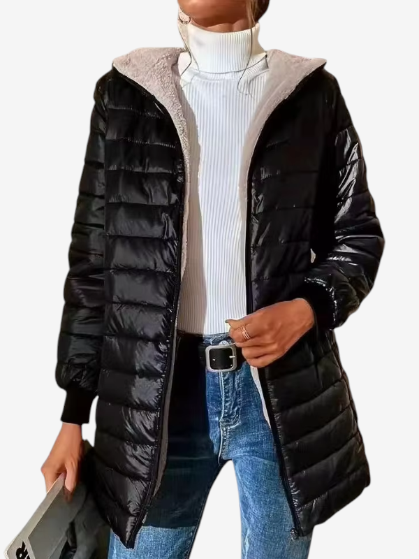 Frostzip - Long Coat with Zipper Closure
