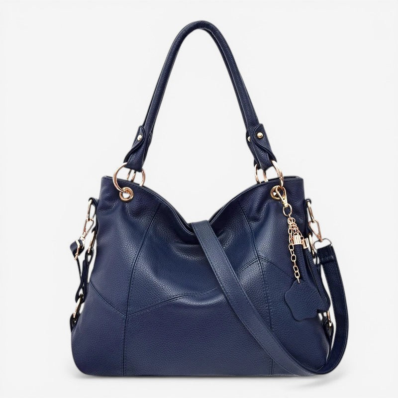 Women’s Shoulder Bag with Adjustable Straps & Zipper Pockets
