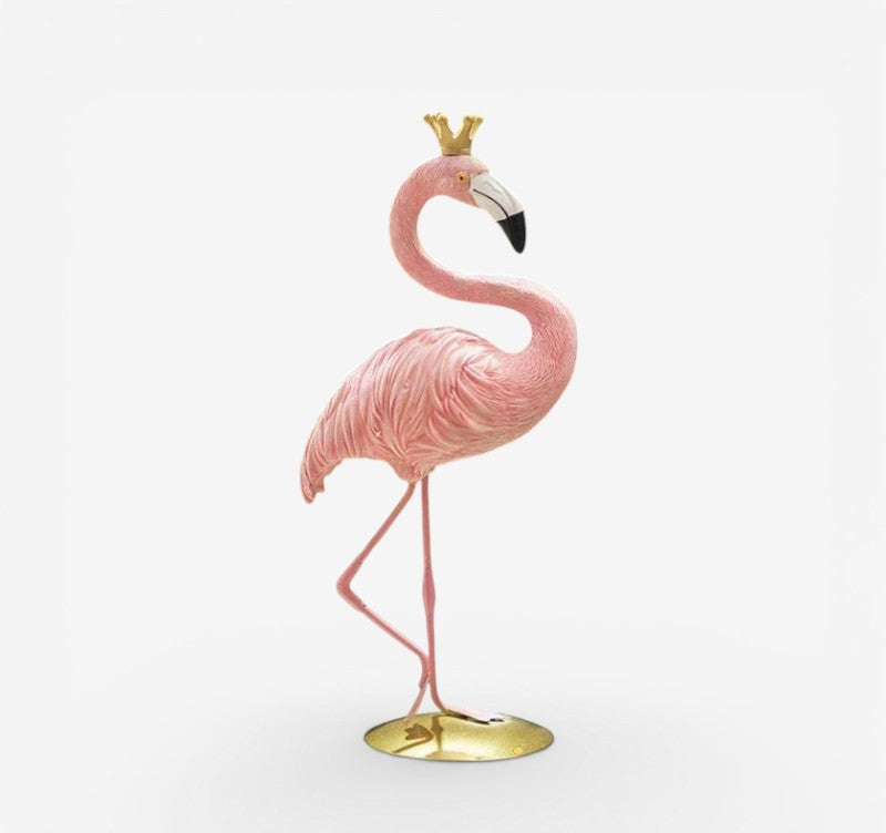 LumaNest – Decorative Ornament with Flamingo Figure