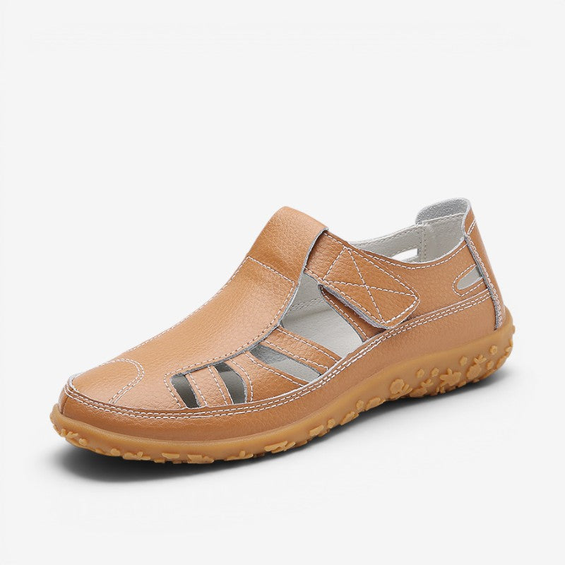 Women's Velcro Strap Slip-On Sandals