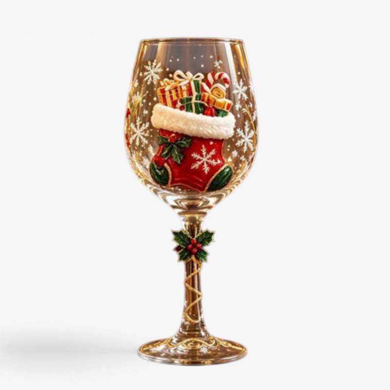 Yulegoblet – Christmas Glass Set With Festive Designs