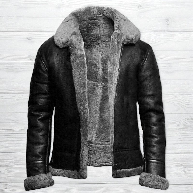 Bradley – Jas met lange mouwen reverskraag en ritszakken Velani