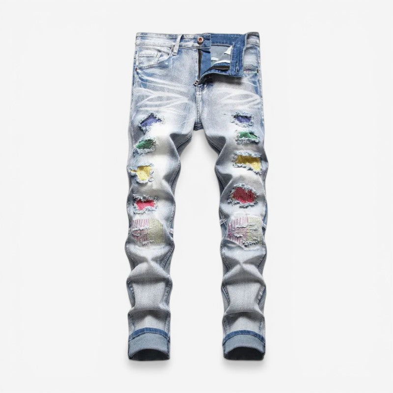 George – Slim Fit Ankle Length Pants with Zip Fly