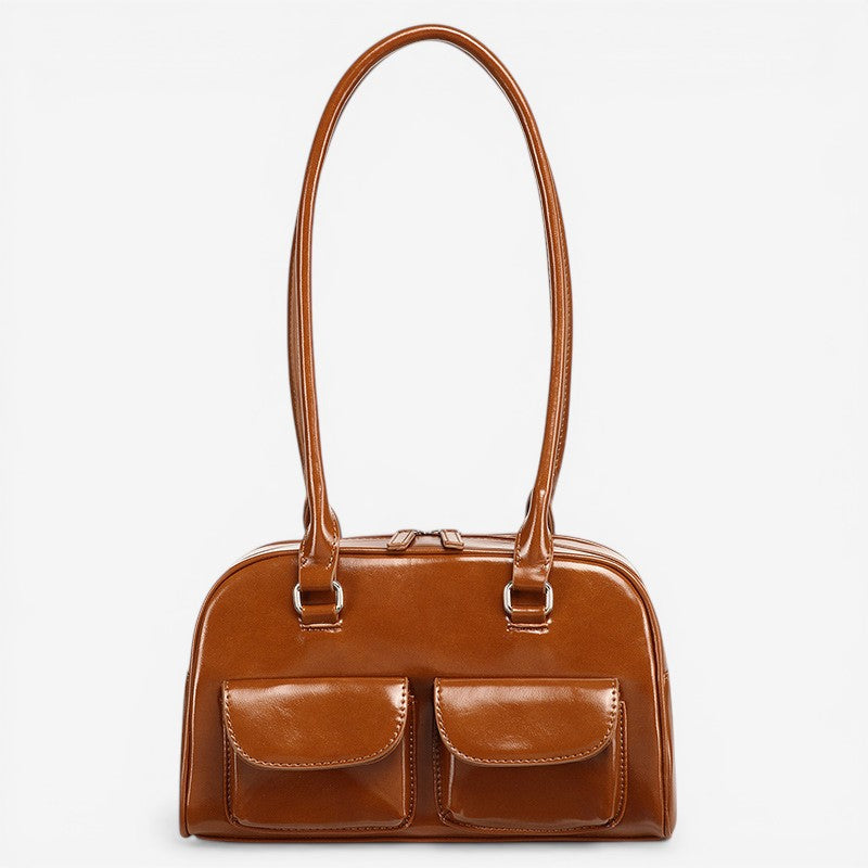 Multi-Pocket Womens Handbag with Handle