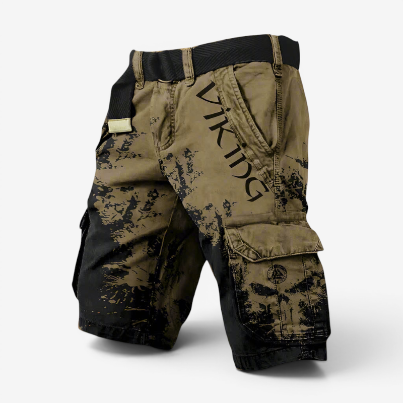 Men's Chic Printed Pocket Shorts