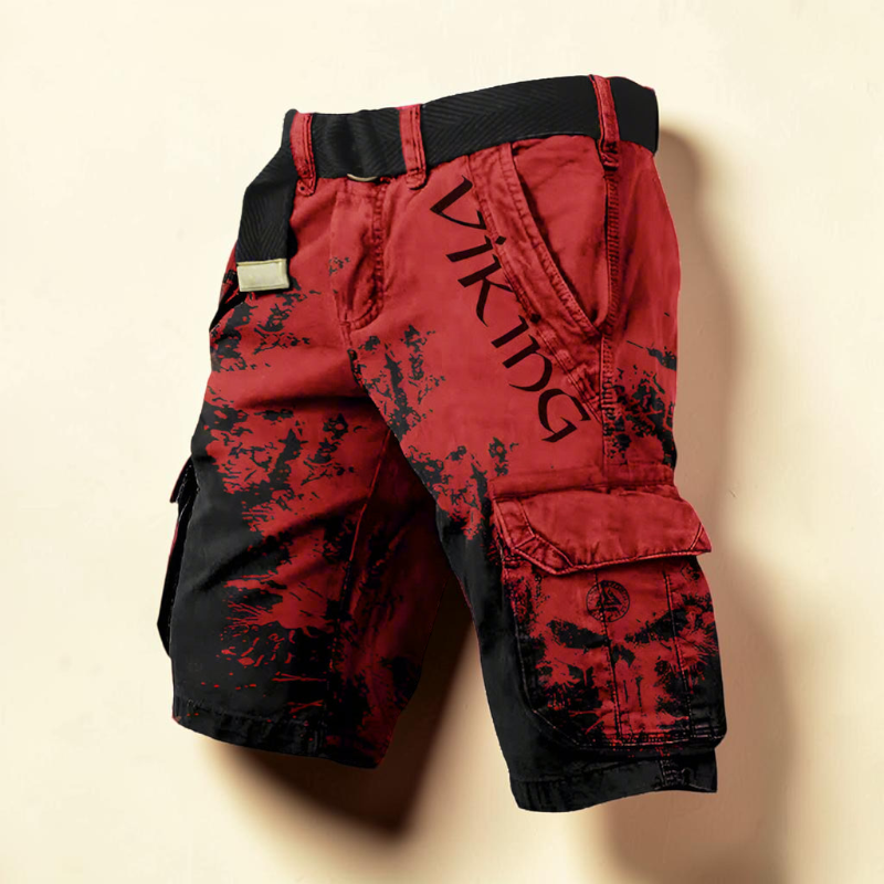 Men's Chic Printed Pocket Shorts