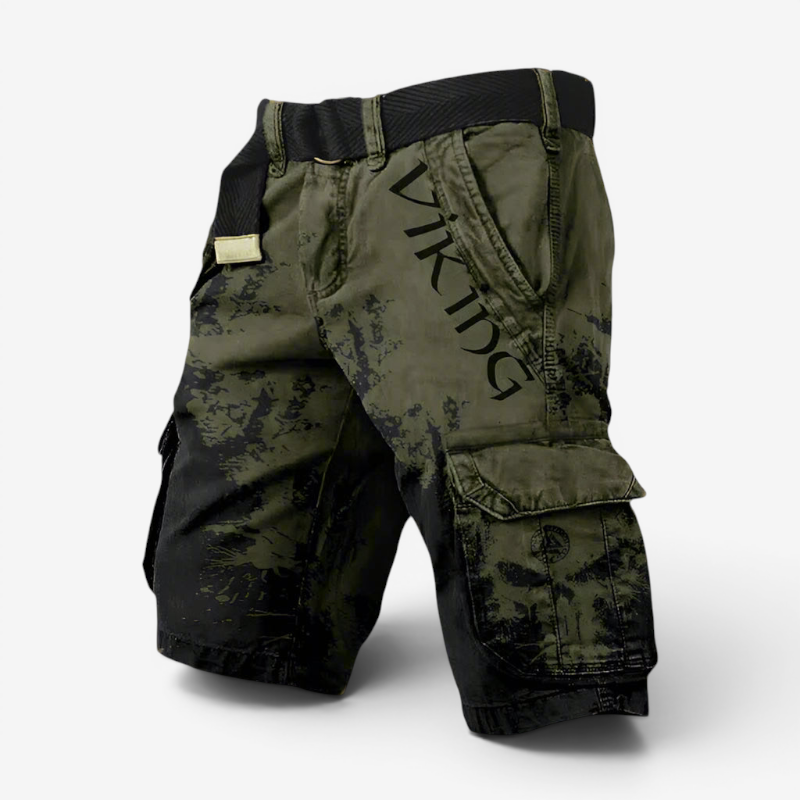 Men's Chic Printed Pocket Shorts