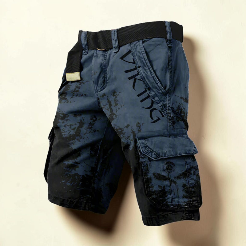 Men's Chic Printed Pocket Shorts
