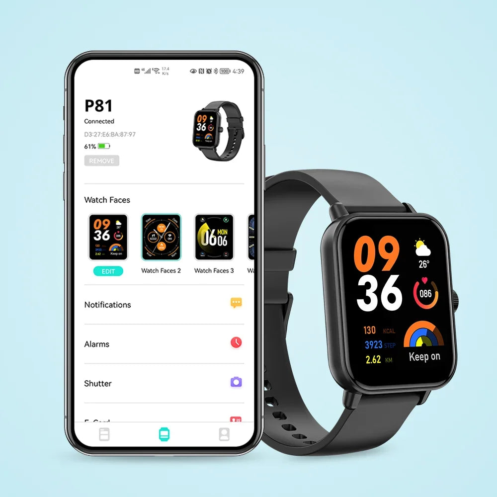 Callwatch - COLMI P81 Smartwatch with Bluetooth Calling