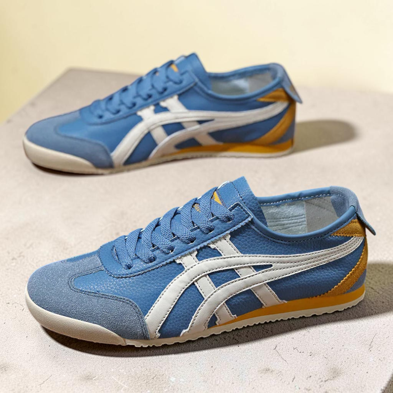 Men's Round Toe Lace-Up Sneakers