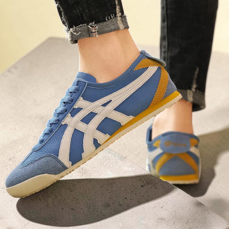 Men's Round Toe Lace-Up Sneakers