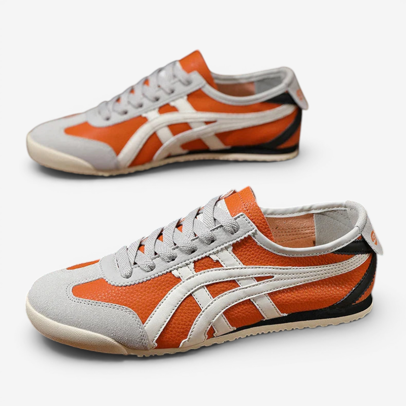 Men's Round Toe Lace-Up Sneakers
