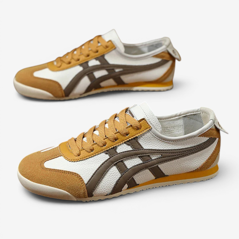 Men's Round Toe Lace-Up Sneakers