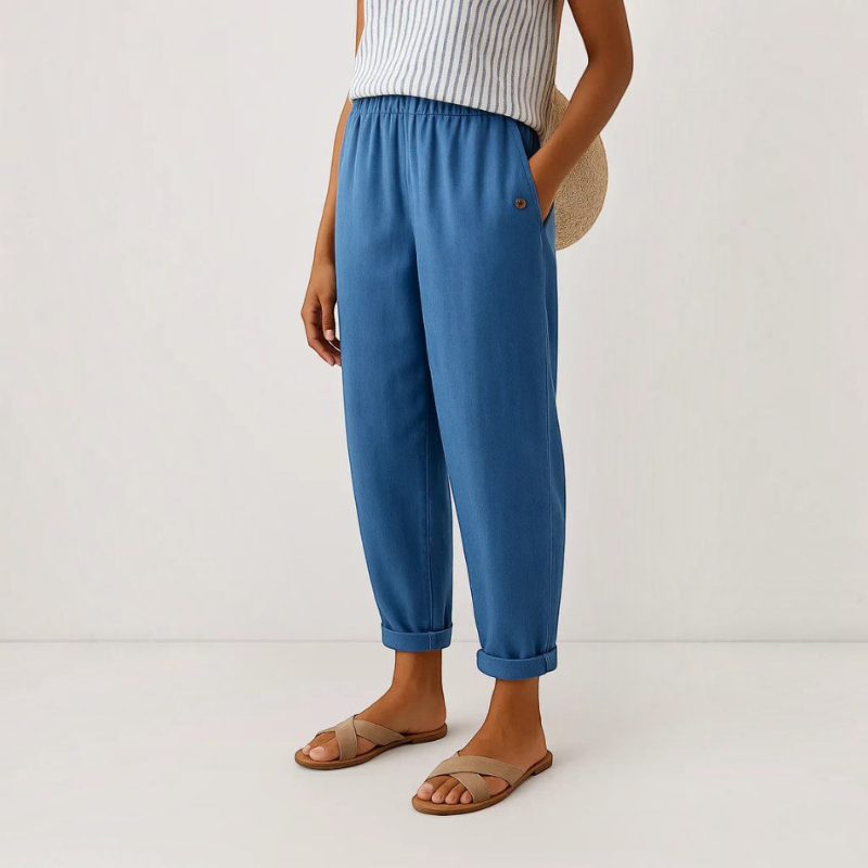 Stylish Wide Leg Pocket Trousers for Women