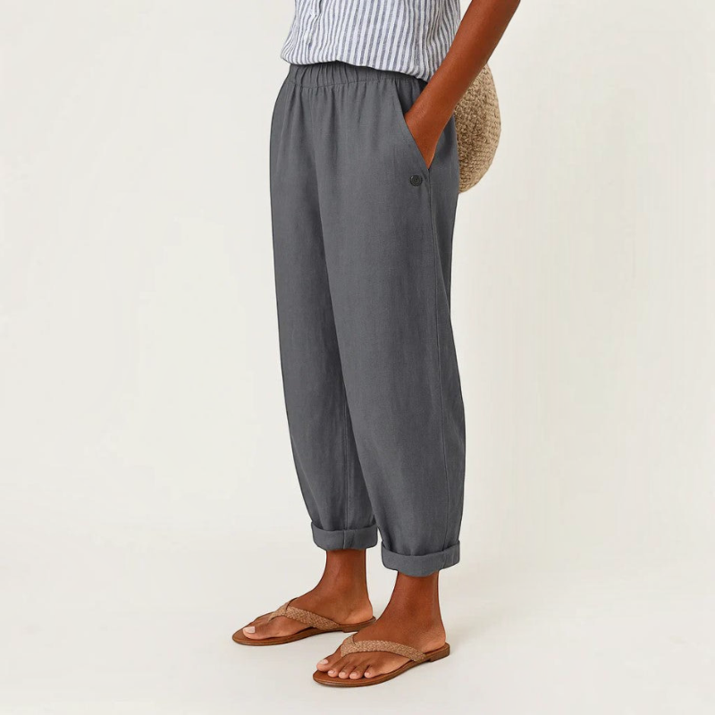 Stylish Wide Leg Pocket Trousers for Women