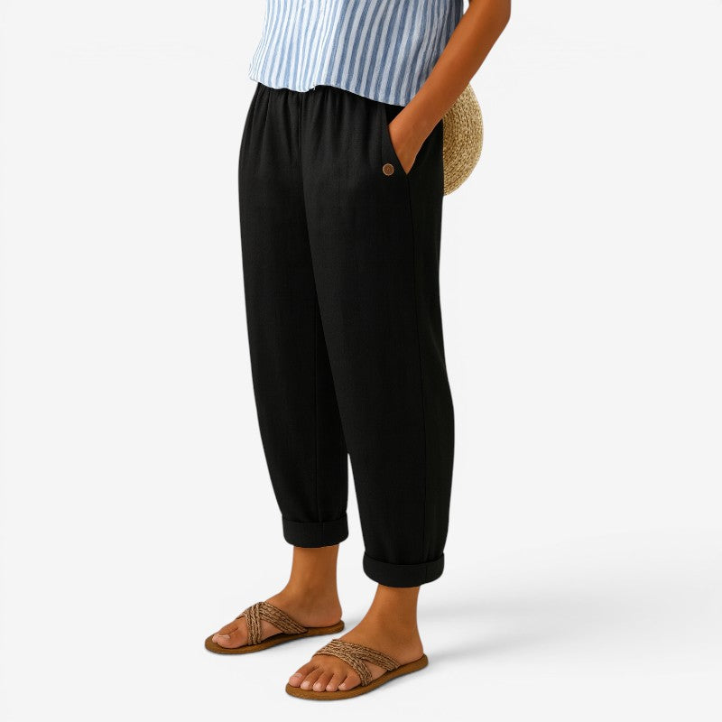 Stylish Wide Leg Pocket Trousers for Women