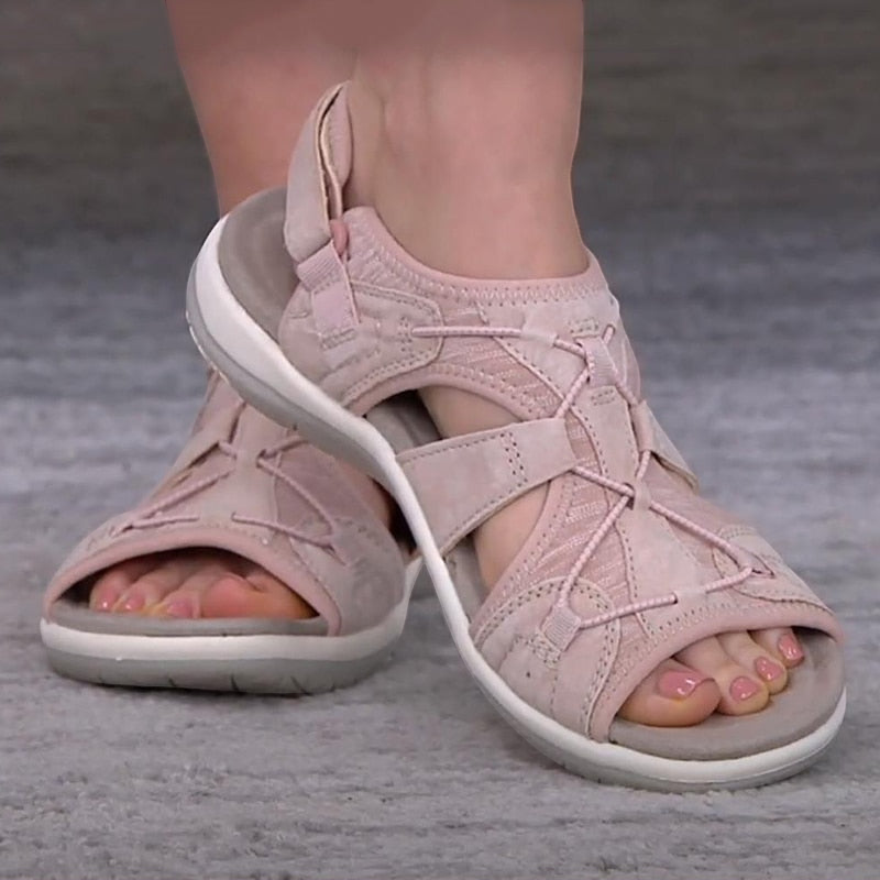 Women's Chic Open Toe Flat Sandals