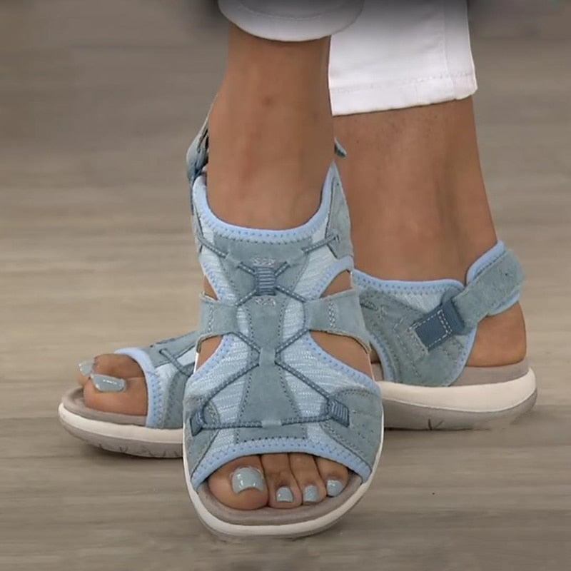 Women's Chic Open Toe Flat Sandals