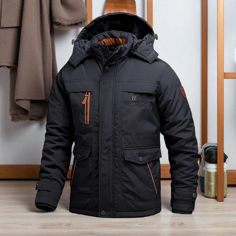 Kevin – Tactische Jas met Afneembare Capuchon en Lange Mouwen Velani