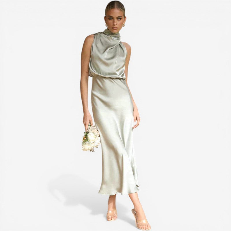 Women’s Halter Neck Midi Dress