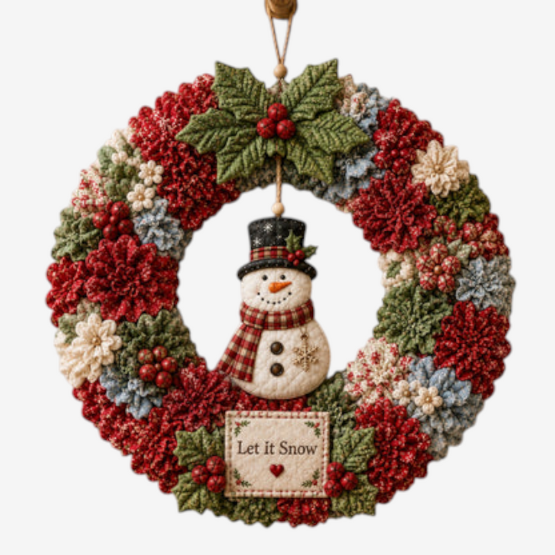 Wreathmas - 3D Christmas Wreath DIY Kit in Fabric