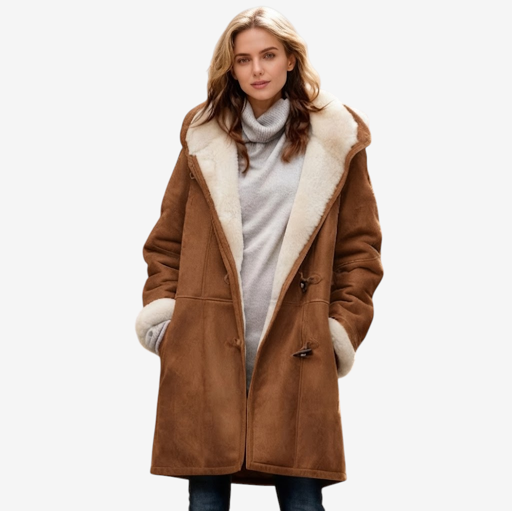 Hoodline - Loose Fit Coat with Integrated Hood