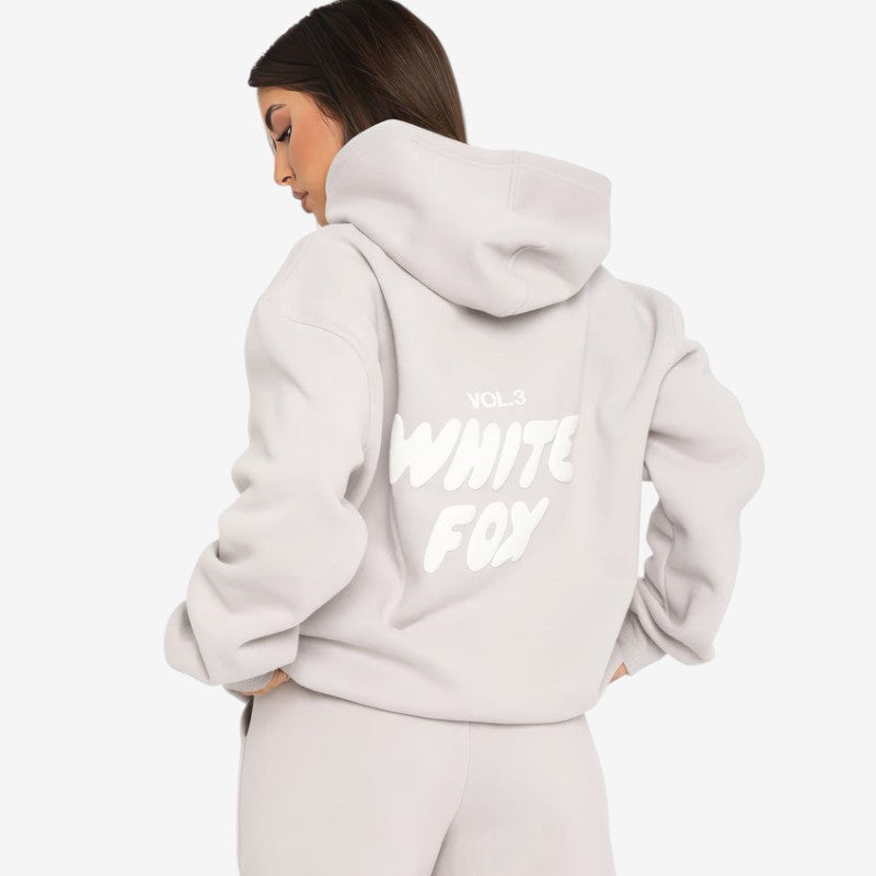 Camila – Tweedelige set met lange mouwen en broek met wijde pijpen Velani