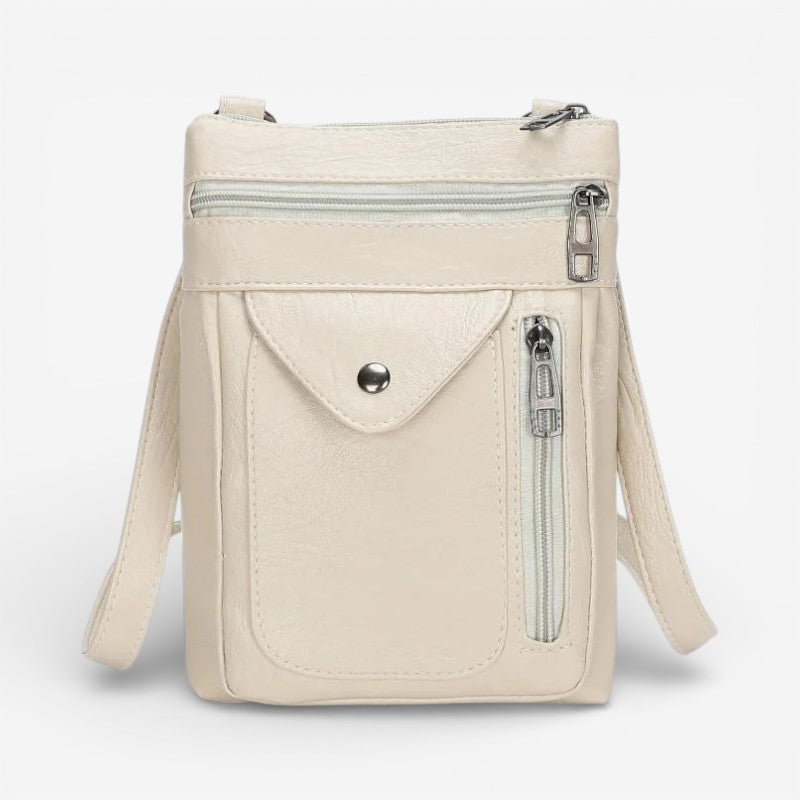 Niamh – Adjustable Strap Crossbody Bag with Zipper Pockets