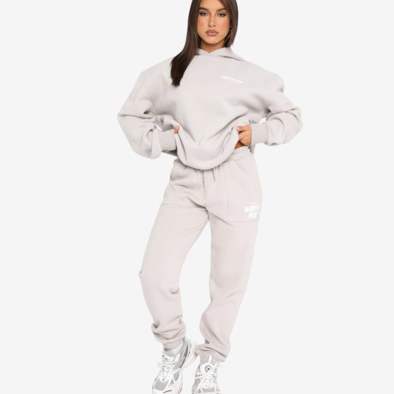 Camila – Tweedelige set met lange mouwen en broek met wijde pijpen Velani