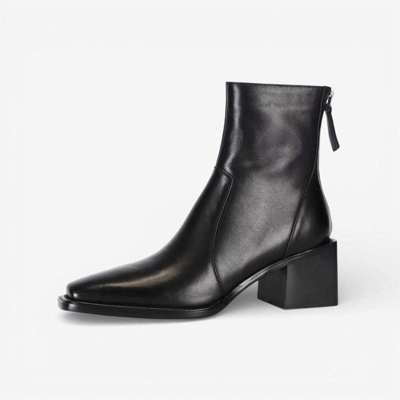 Ruby – High Heel Boots with Zipper Closure