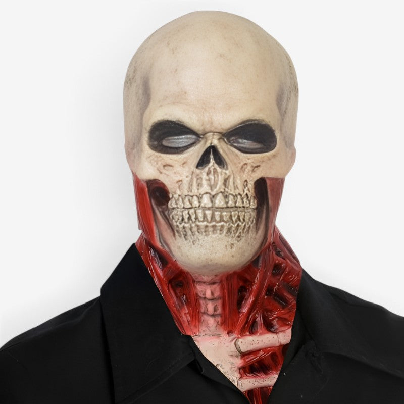 Realistic Bloody Skull Halloween Mask