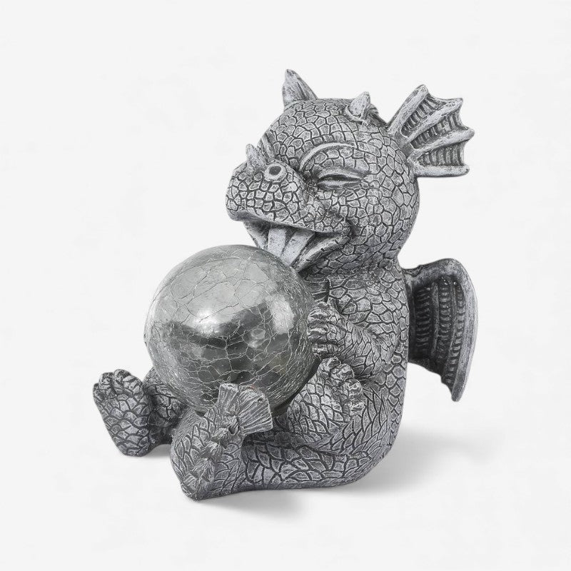 DragonGlow – Oplaadbare Drakenlamp Sculptuur voor Tuindecoratie Velani