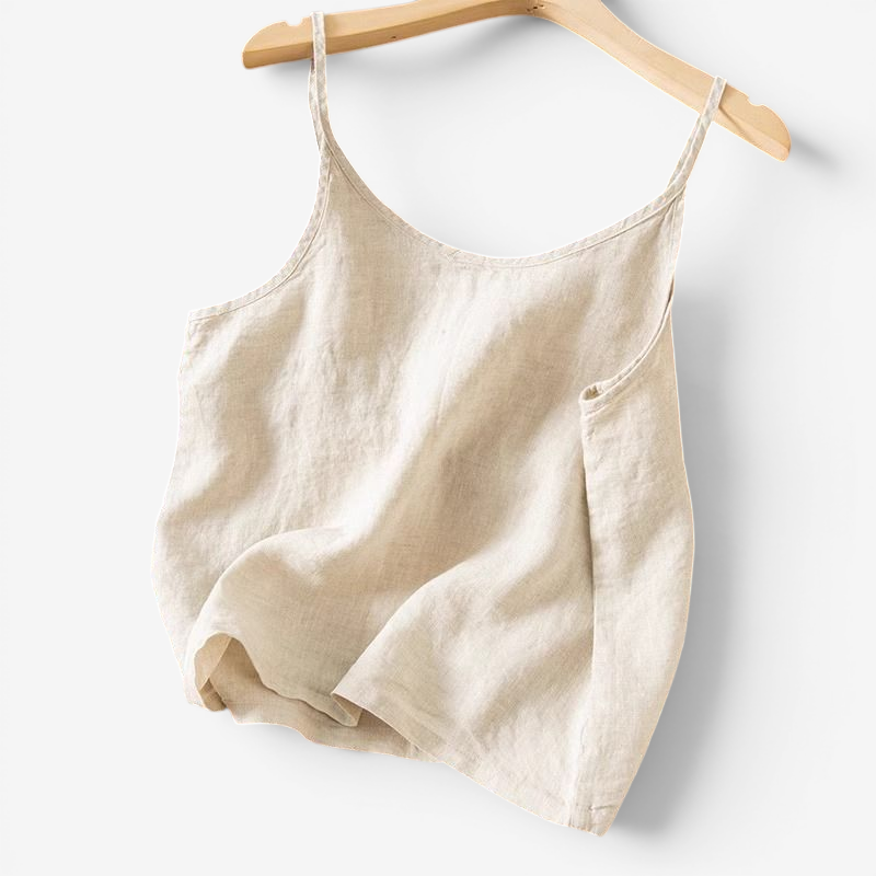 Women's Linen Spaghetti Strap Top