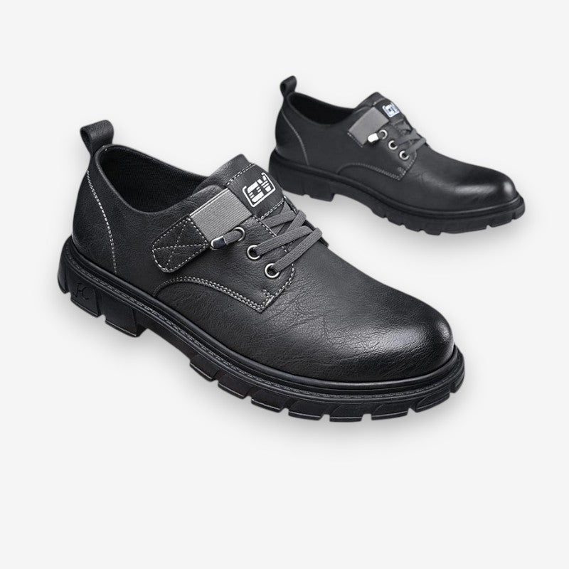 Ryan – Round Toe Sneakers with Lace Up and Anti Slip Grip