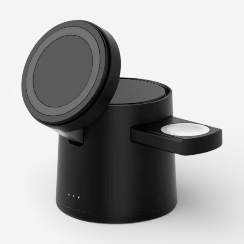 LumiDock – 3-in-1 Wireless Charger with Night Light and Desk Station