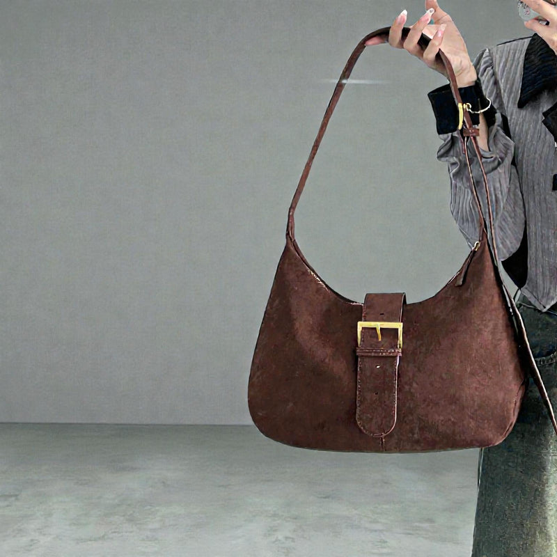 Brianna – Compact Shoulder Bag with Adjustable Strap & Zipper Closure
