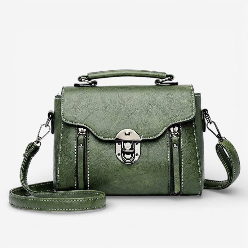 Clara – Shoulder Bag with Handle and Hasp Closure