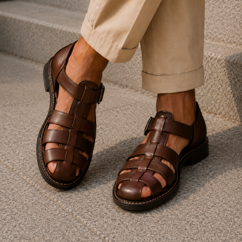 Men's Breathable Round Toe Slip-On Shoes