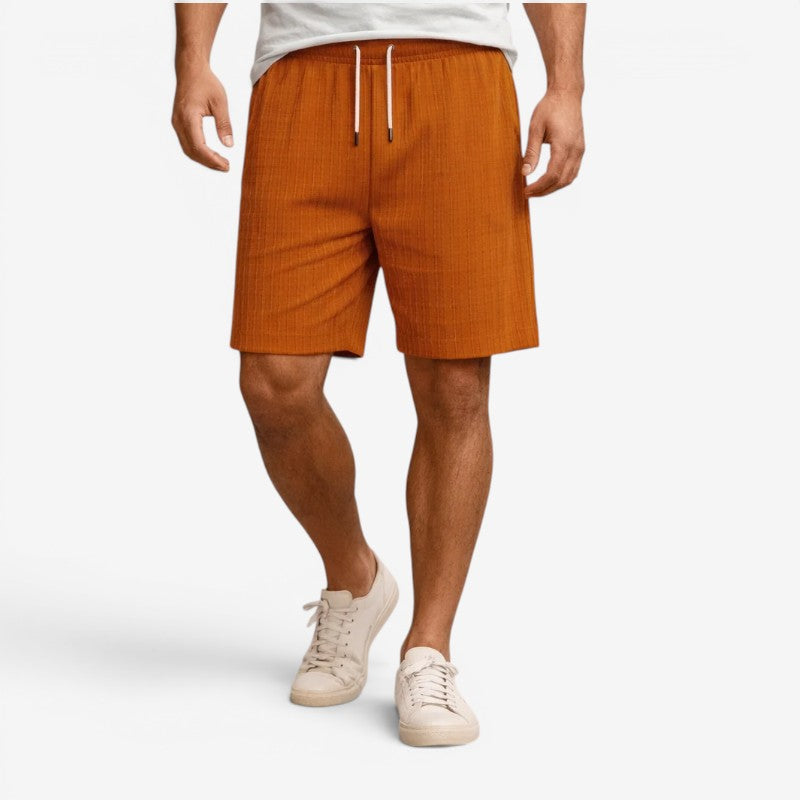 Men's Relaxed Fit Drawstring Shorts with Pockets