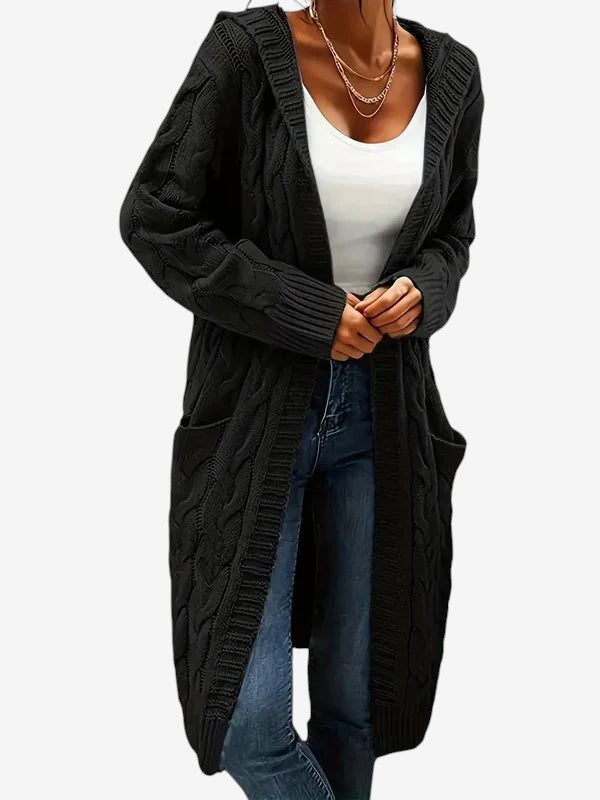 Vestrel -Collarless Knitted Vest with Front Pocket