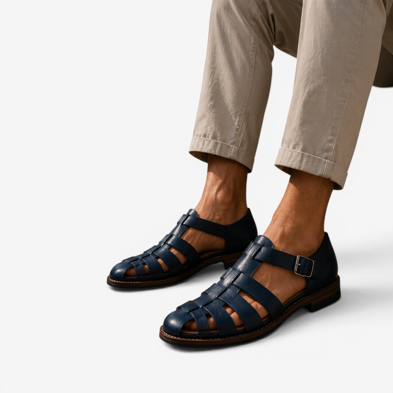Men's Breathable Round Toe Slip-On Shoes