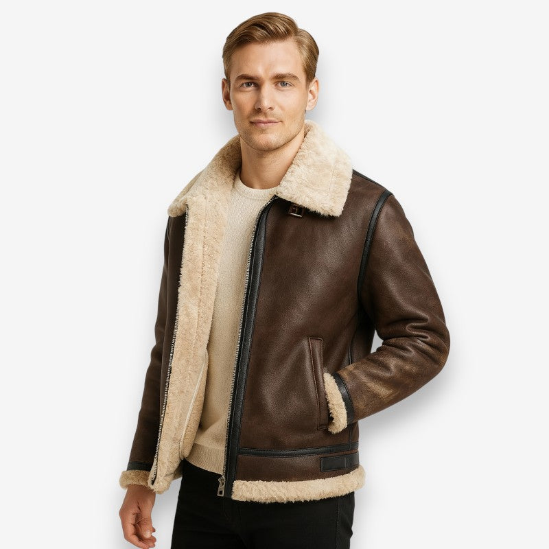 Lucas – Long Sleeve Jacket with Zipper Closure and Pocket Design