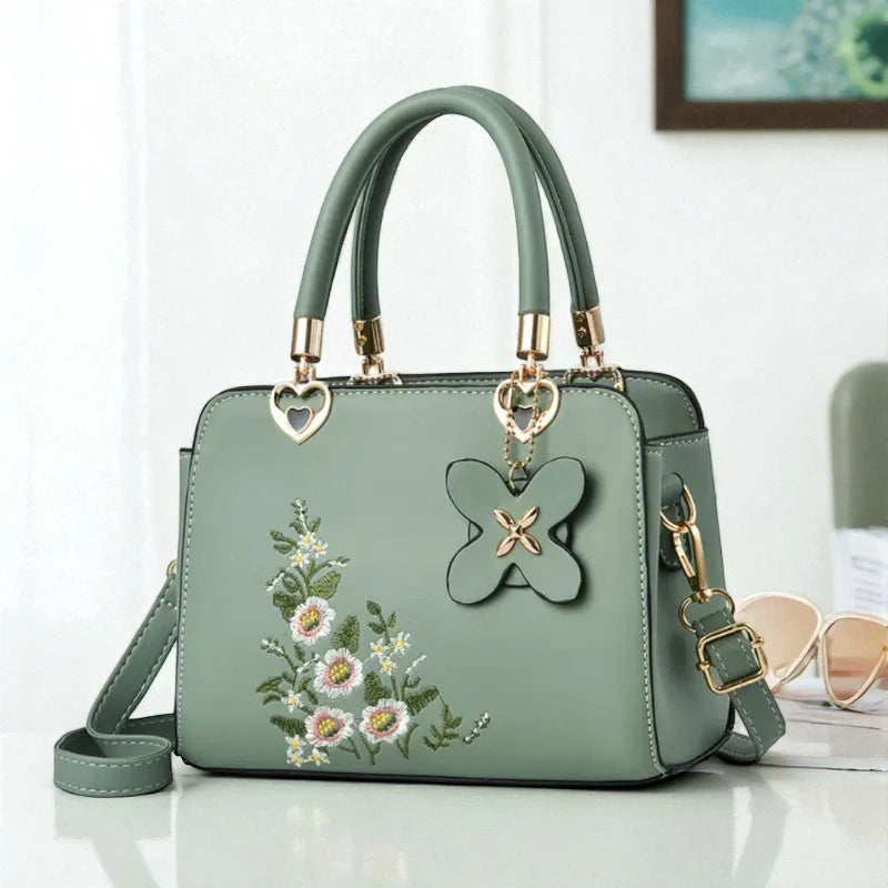 Emilia - Schoudertas met Bloemenprint en Verstelbare Bandjes Velani