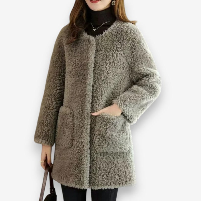 Nina – Long Sleeve Jacket with Pocket Design