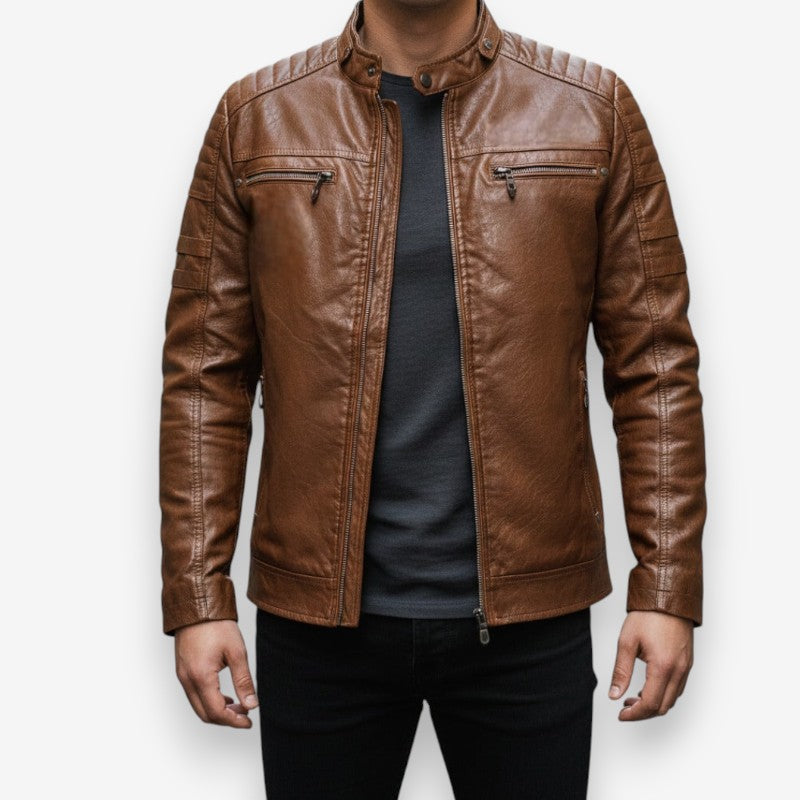 Liam – Long Sleeve Jacket with Zipper Closure