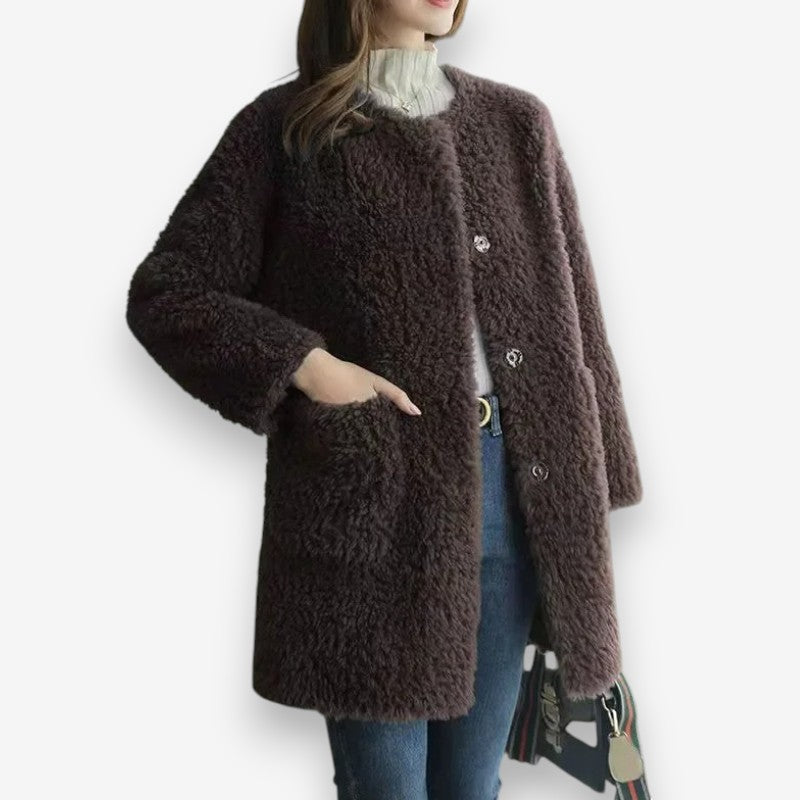 Nina – Long Sleeve Jacket with Pocket Design