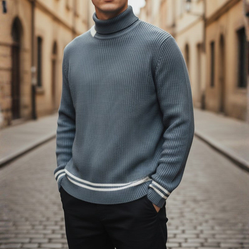 Ethan – Long Sleeve Sweater with Round Neck Design
