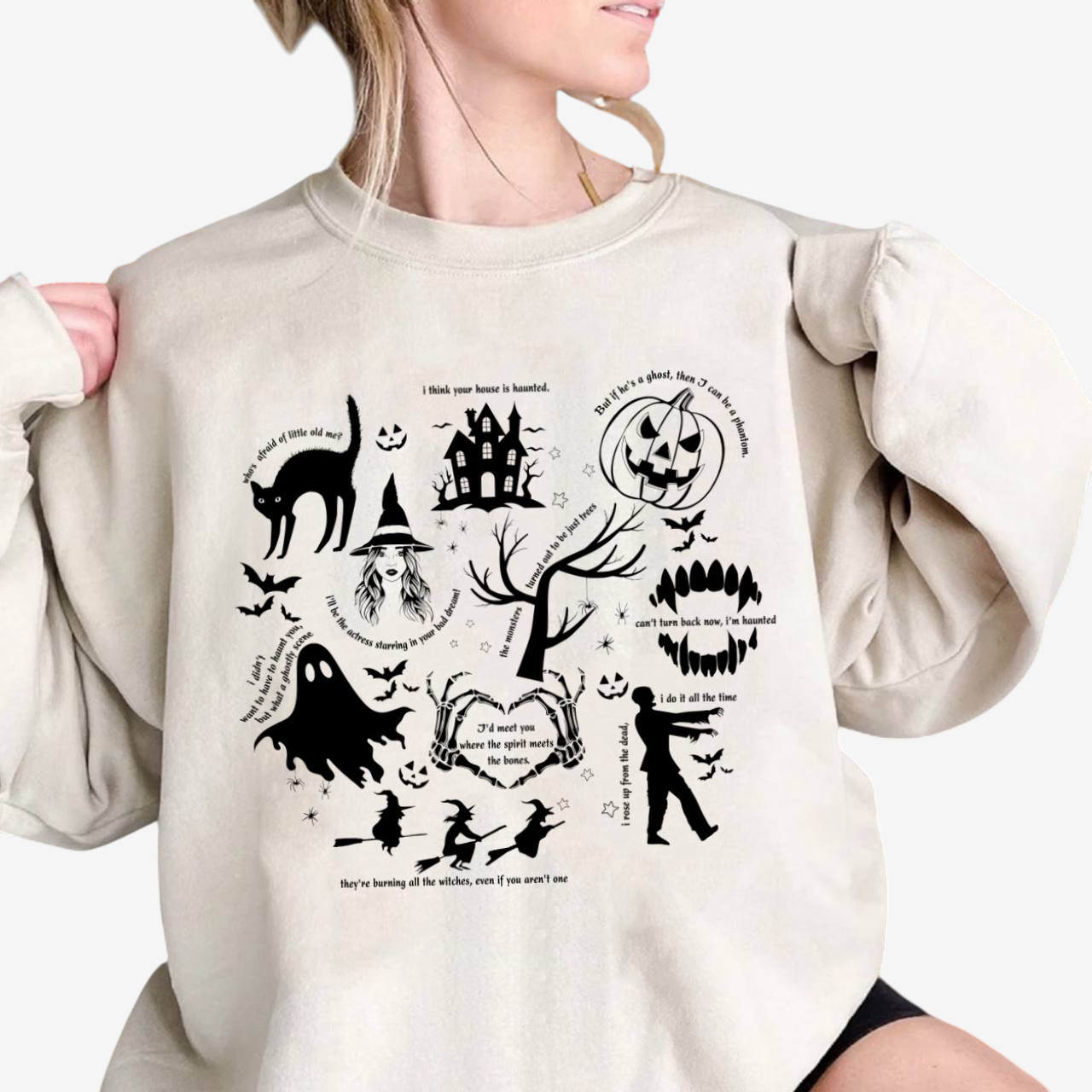 Bella - Spooky Graphic T-Shirt for Halloween